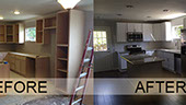 Kitchen Facelift Before and After
